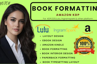 do book formatting layout design print ebook typesetting book design ingramspark