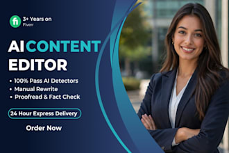 humanize ai, remove ai from content or edit ai content