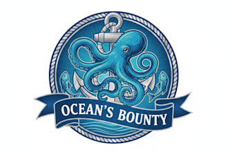 design a professional seafood restaurant logo