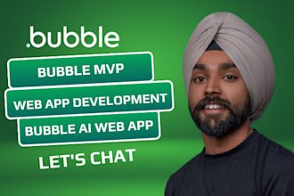 develop bubble mvp web app bubble mvp ai app bubbleio app bubble ai website