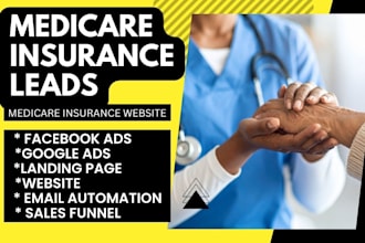 generate medicare insurance, dental, disability, care, vision insurance leads