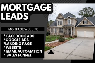 mortgage leads mortgage website mortgage sales funnel mortgage landing page