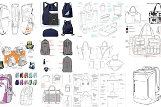 design professional handbag luggage bag backpack tech packs and accessories