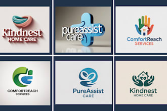 do home care logo healthcare medical senior care elderly care pharmacy dental