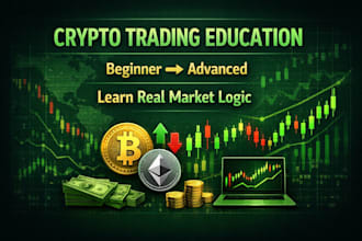 teach crypto trading with real market understanding