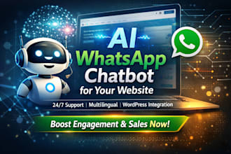 develop wordpress whatsapp chatbot powered by ai and knowledge base rag