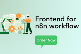 create frontend for your n8n automation