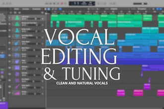 professionally edit and tune your vocals