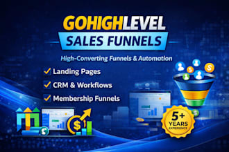 build sales funnels and landing pages in systeme io go high level