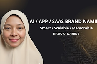 create modern brand names for ai, apps, and saas startups