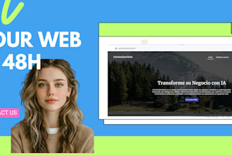 hare tu pagina o tienda online en menos de 48h