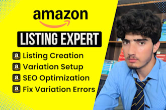 fix amazon listing creation, listing optimization, amazon listing reinstatement