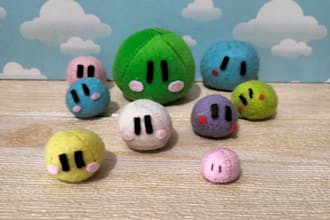 make felt doll pattern