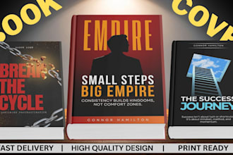 design a professional kdp book, science, kindle, history, ebook cover that sells
