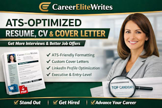 write an ats optimized professional resume CV and cover letter