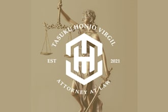 make a lawyer, legal, attorney logo design