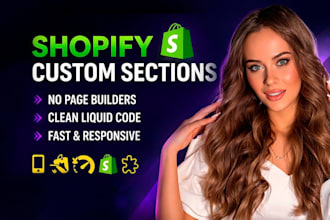 create custom shopify sections or blocks