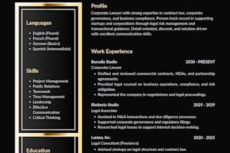 write ats optimized resume, CV  cover letter for USA UK  canada jobs