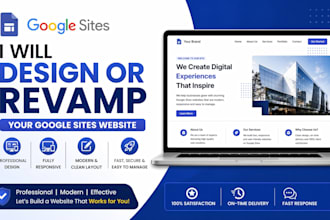redesign or revamp your google sites website professionally