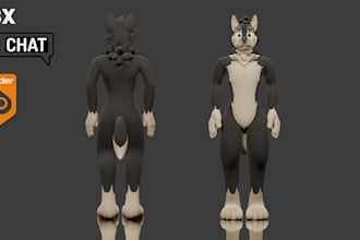 make vrchat custom avatar for you
