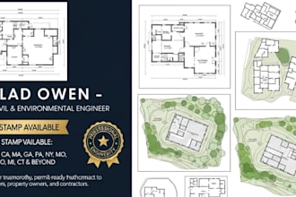 floorplan, parcel and structural layout plan, plat map, landscape design
