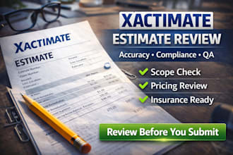review and audit your xactimate estimate for accuracy