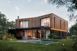 restructure commercial property, render timber building, wood frame construction