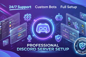 setup  your discord server with bots and automation