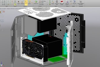 design pcb enclosure cases,3d sheet metal or plastic cover for product,stl print
