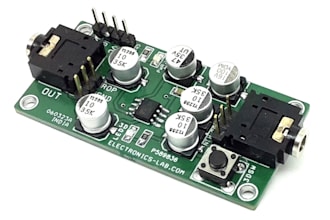design low noise professional pcb for guitar pedals and audio equipment