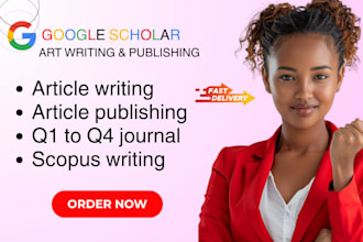 write and publish your article on google scholar and scopus index journal