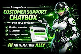 integrate a customer support chatbot into your website