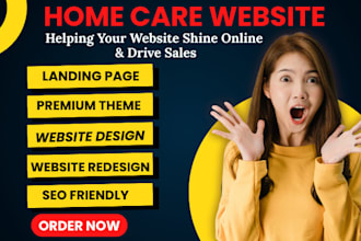 home care website home care logo senior elderly care website healthcare website