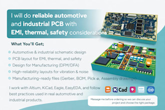 do reliable automotive and industrial pcb with emi, thermal, safety consider