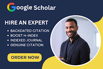increase citation, h index reads, recommend google scholar, researchgate