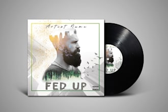 design music album cover , mixtape or single cover design