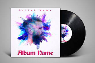 design professional album cover , mixtape cover design