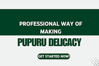 teach you how to make delicious pupuru delicacy