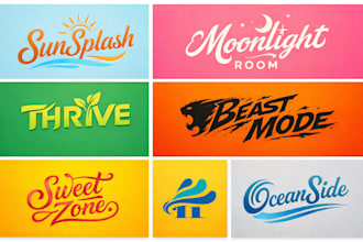 create professional custom font design, logo, lettering, for your industry