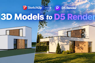 render your 3d models to d5 render