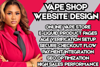design vape shop website e cigarette website vape store site tobacco store site