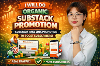do organic substack promotion substack page link promotion to boost subscribers