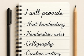 write your note clear and perfect