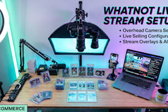 setup  whatnot live obs vertical stream