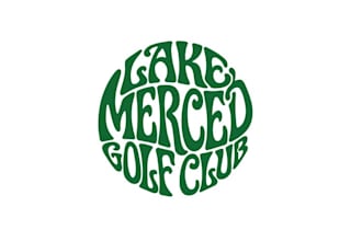 design hippie circle golf club logo