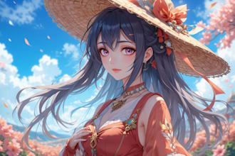 draw beautiful anime art illustration