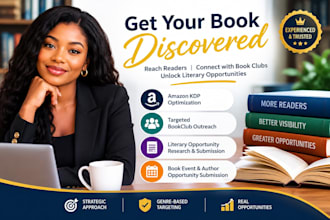 promotion on booktok bookstagram to targeted bookclub and literary book submit