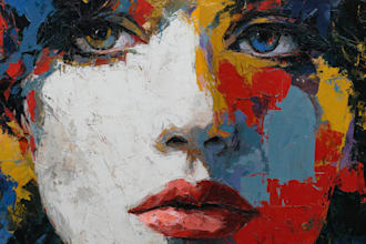 abstract painting art or color abstract art