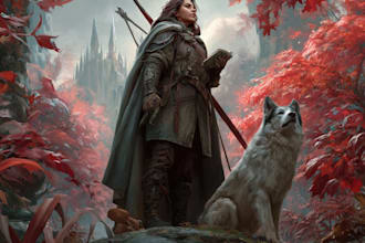 draw fantasy book cover design romance book cover art