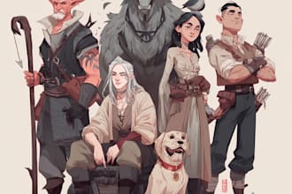 draw your dnd party